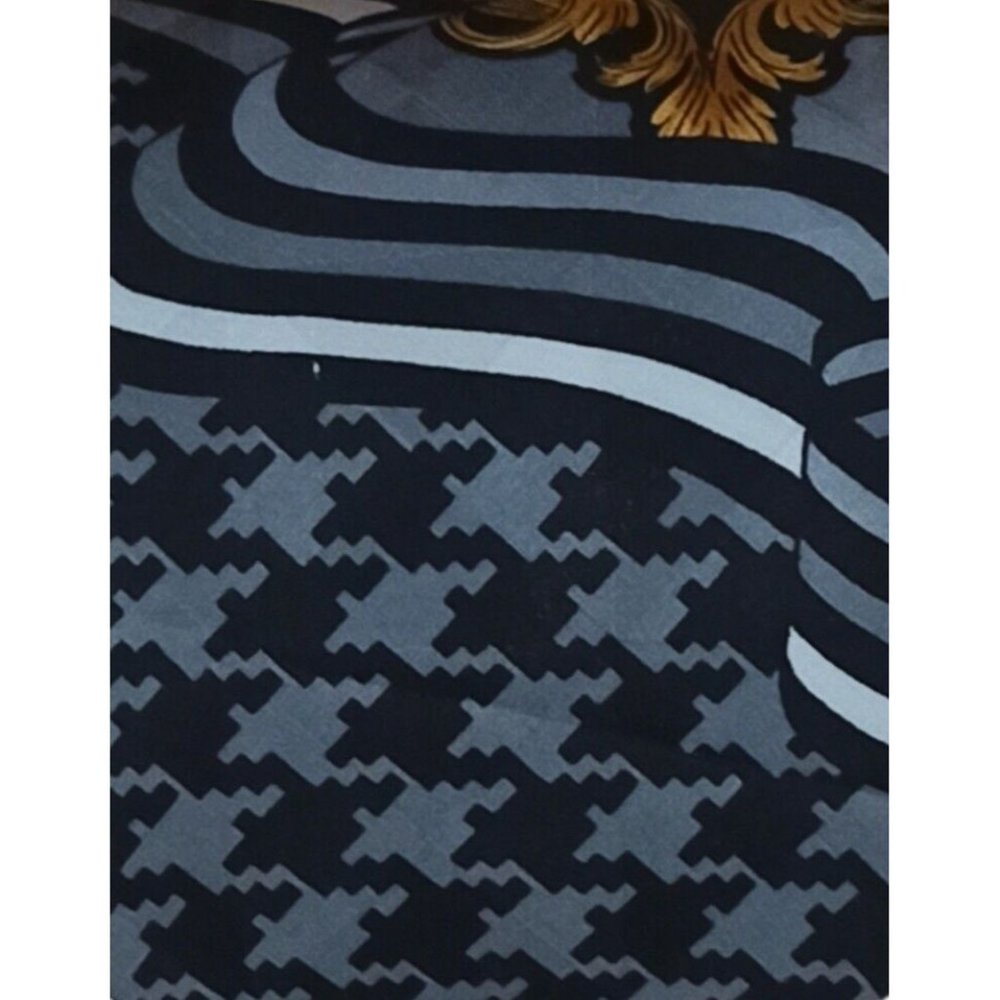 Gianni Versace Gray Multi Patterned With Medusa S… - image 4